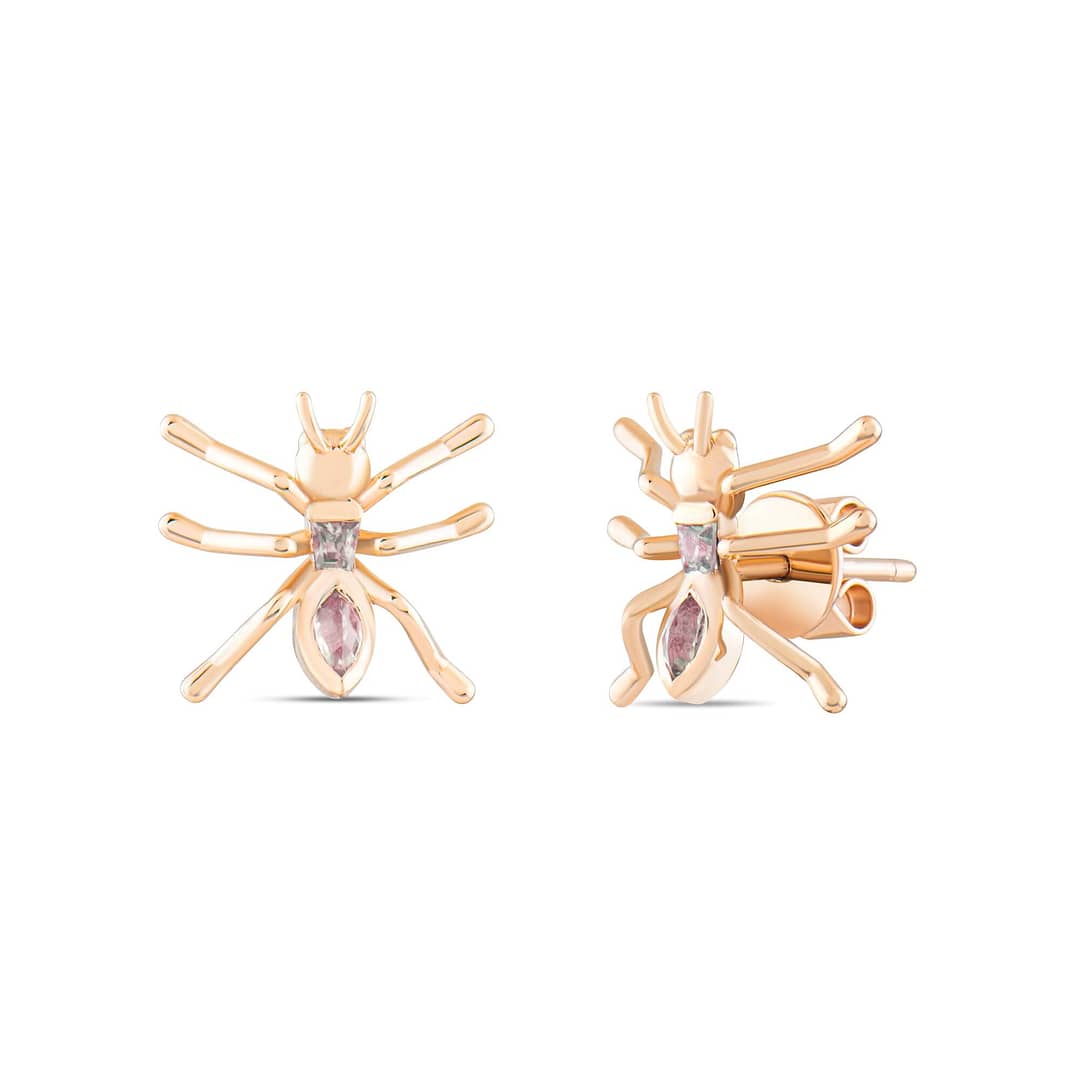 Medium Sized Ant Earrings