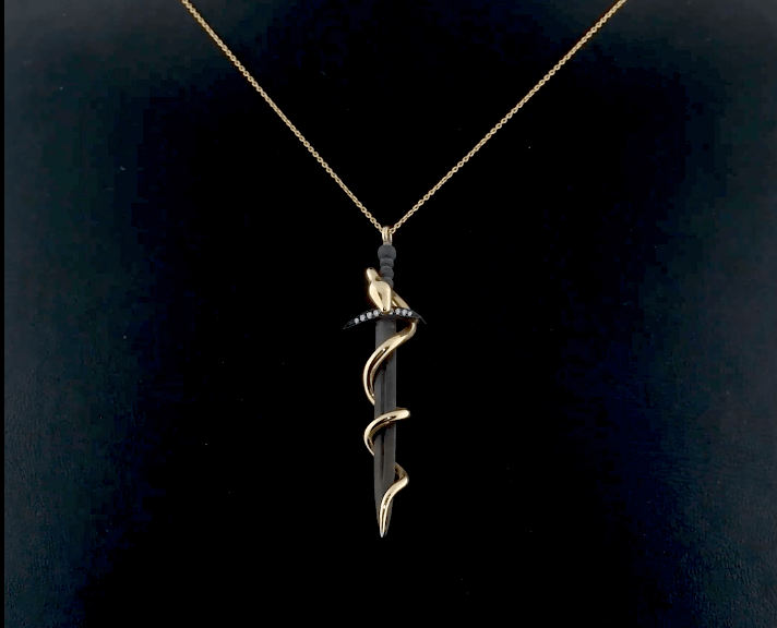 Sword Serpent Necklace